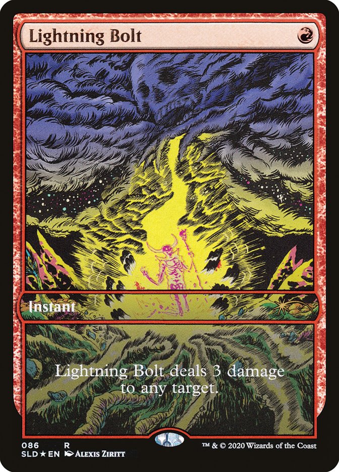 Lightning Bolt (086) [Secret Lair Drop Series] | Cards and Coasters CA