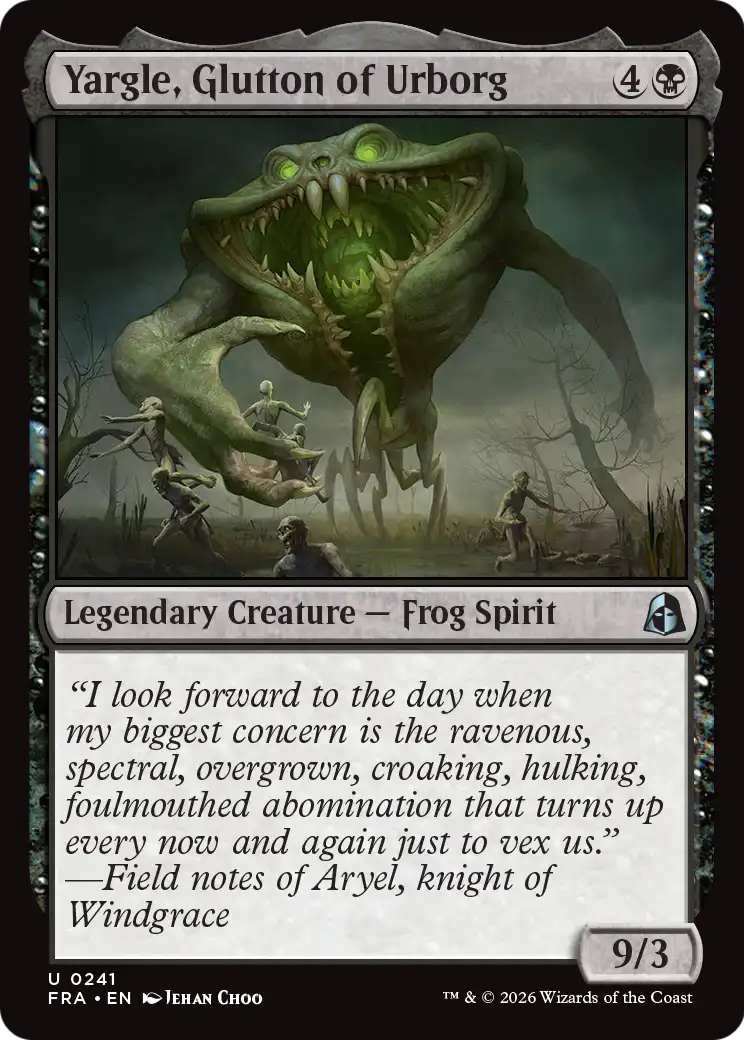 Yargle, Glutton of Urborg [Reality Fracture] | Cards and Coasters CA