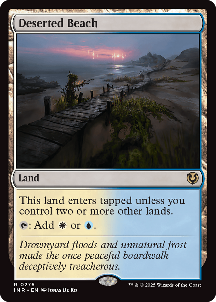 Deserted Beach [Innistrad Remastered] | Cards and Coasters CA