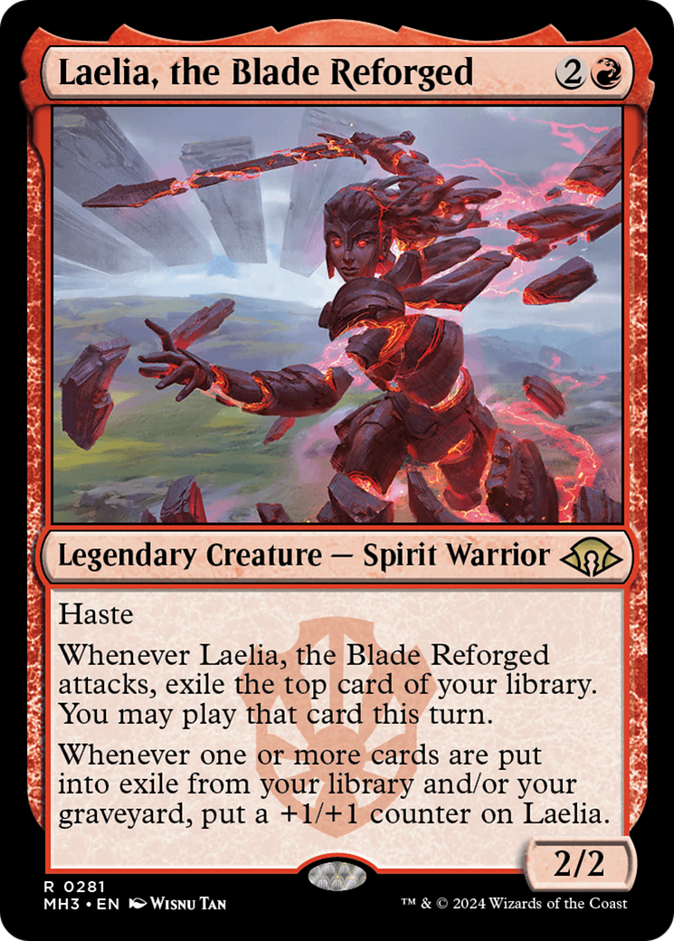 Laelia, the Blade Reforged [Modern Horizons 3] | Cards and Coasters CA