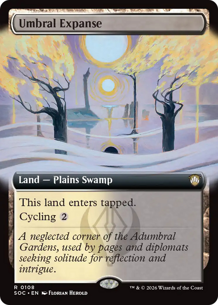 Umbral Expanse (Extended Art) [Secrets of Strixhaven Commander] | Cards and Coasters CA