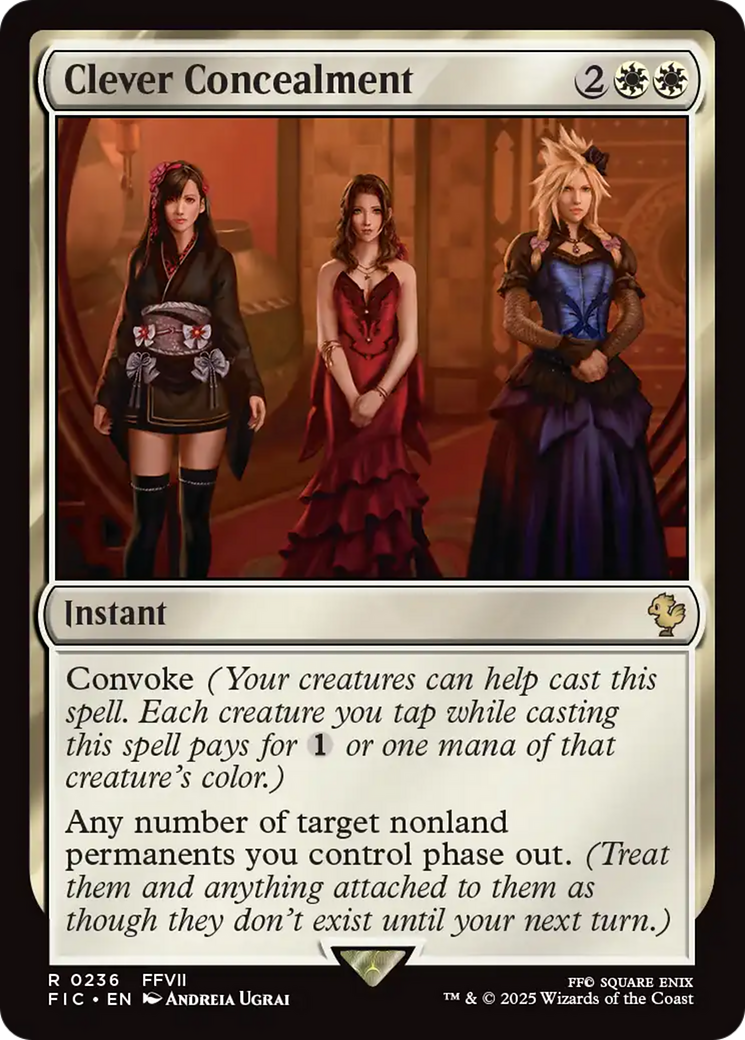 Clever Concealment [FINAL FANTASY Commander] | Cards and Coasters CA