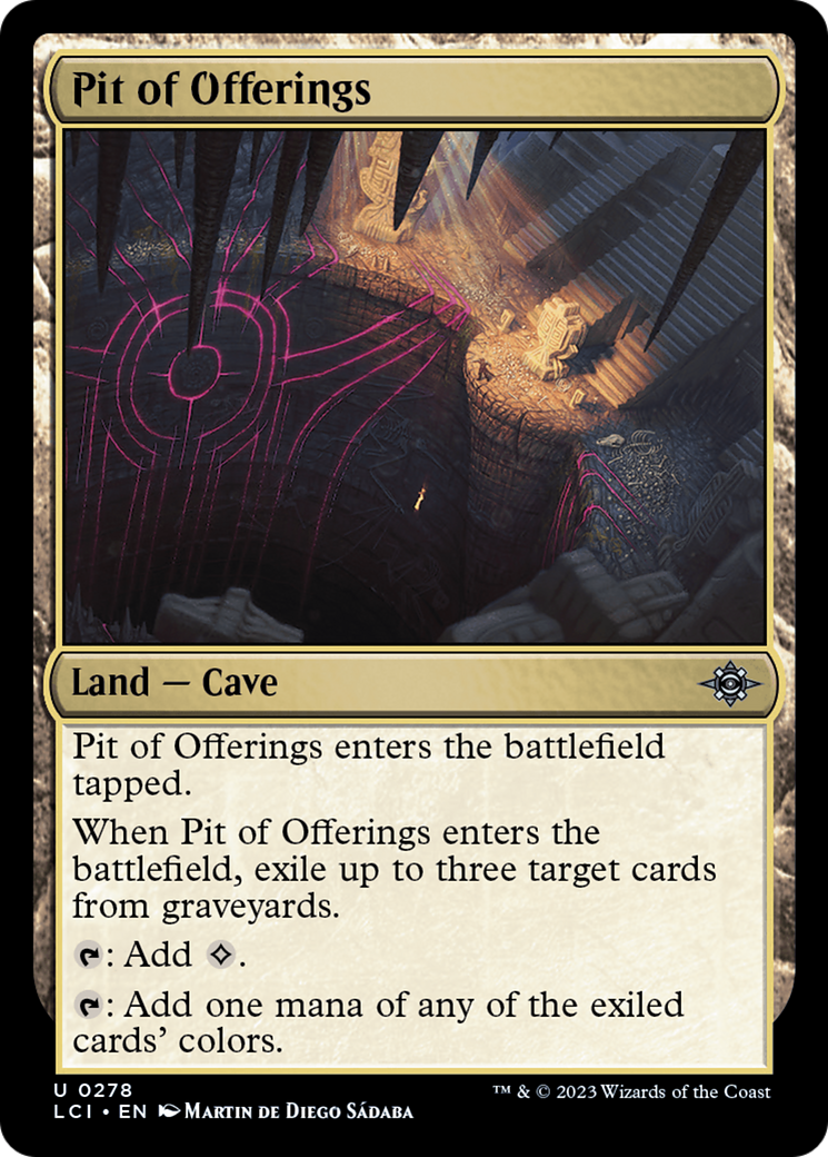 Pit of Offerings [The Lost Caverns of Ixalan] | Cards and Coasters CA