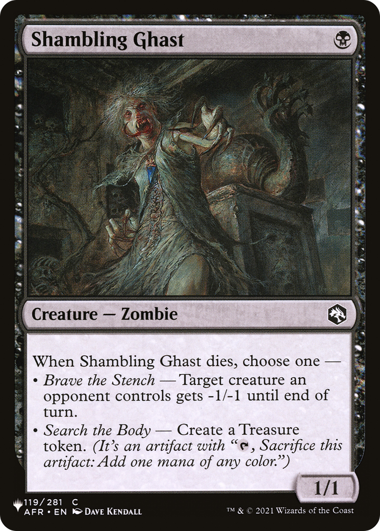 Shambling Ghast [The List] | Cards and Coasters CA