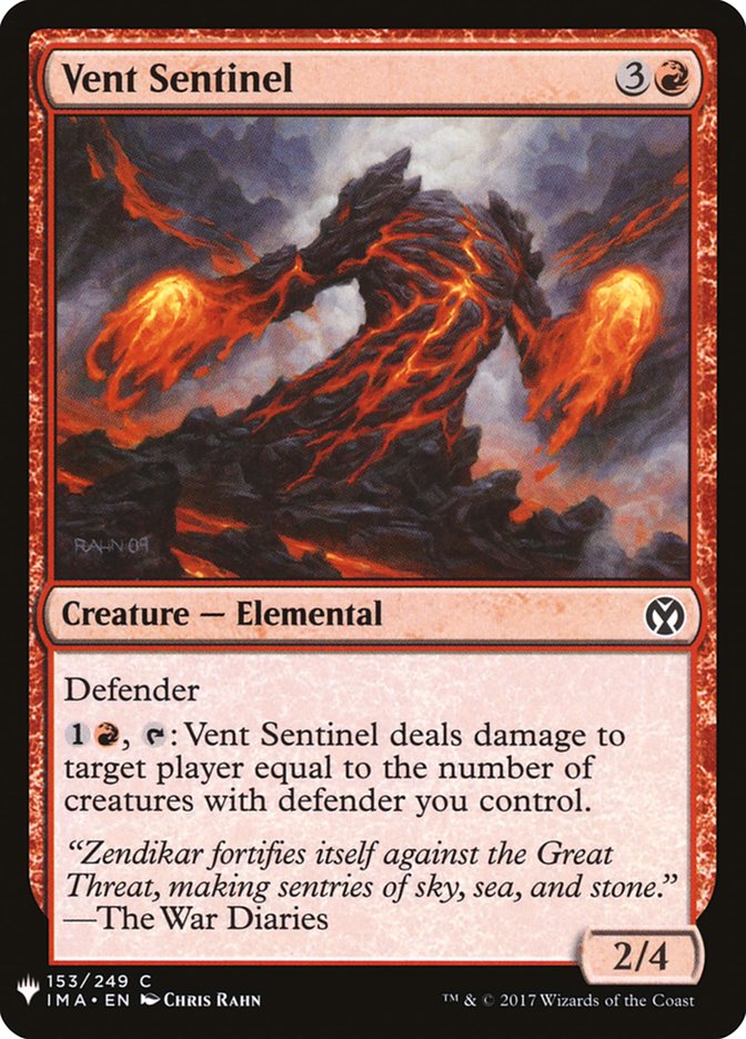 Vent Sentinel [Mystery Booster] | Cards and Coasters CA