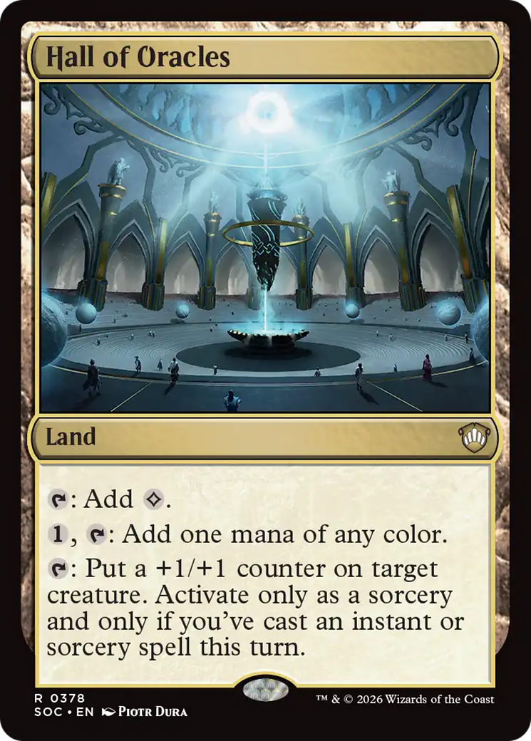 Hall of Oracles [Secrets of Strixhaven Commander] | Cards and Coasters CA