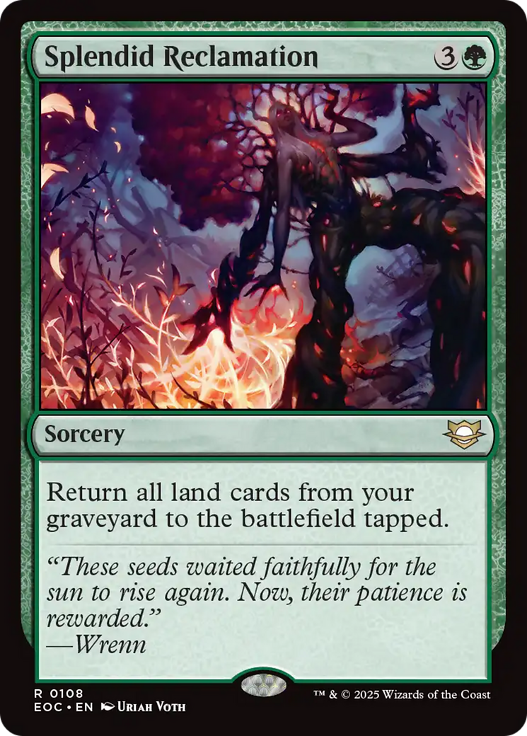 Splendid Reclamation [Edge of Eternities Commander] | Cards and Coasters CA