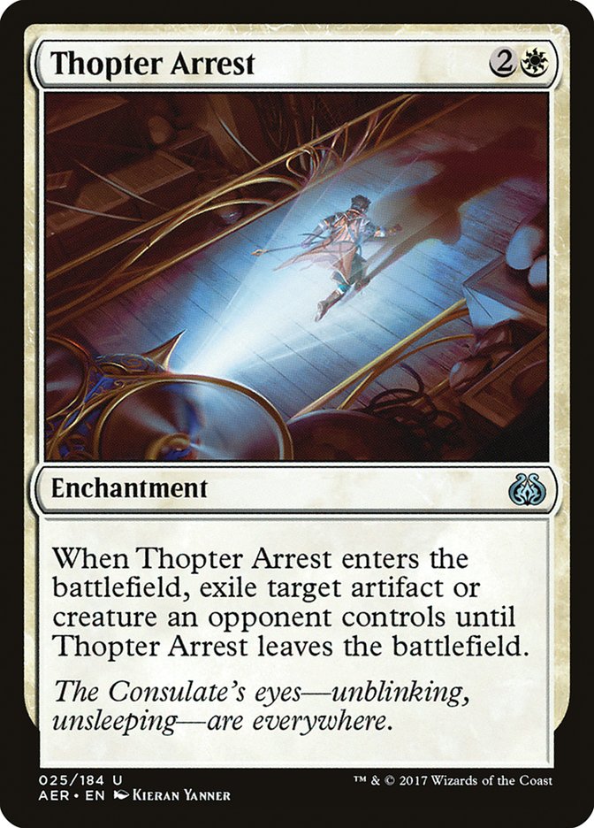 Thopter Arrest [Aether Revolt] | Cards and Coasters CA