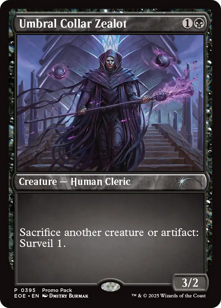 Umbral Collar Zealot [Edge of Eternities Promo Pack] | Cards and Coasters CA