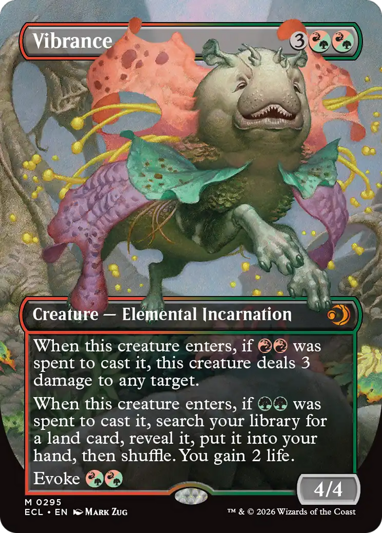 Vibrance (Borderless) [Lorwyn Eclipsed] | Cards and Coasters CA