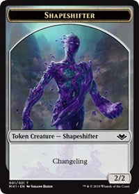 Shapeshifter (001) // Elephant (012) Double-Sided Token [Modern Horizons Tokens] | Cards and Coasters CA