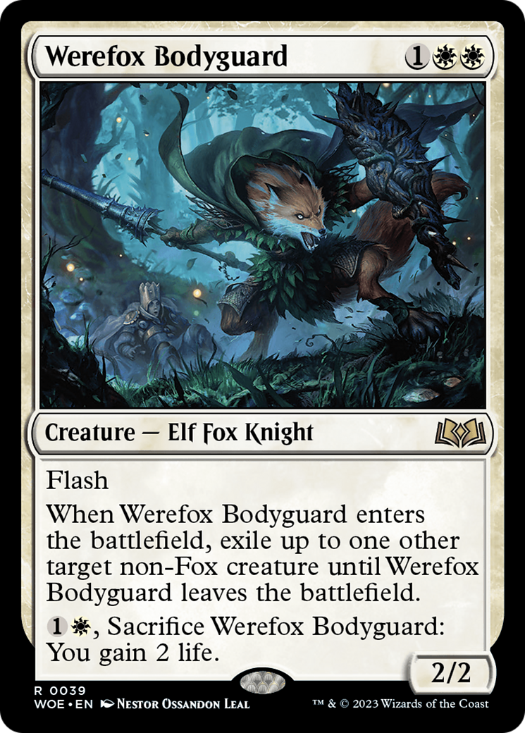 Werefox Bodyguard [Wilds of Eldraine] | Cards and Coasters CA