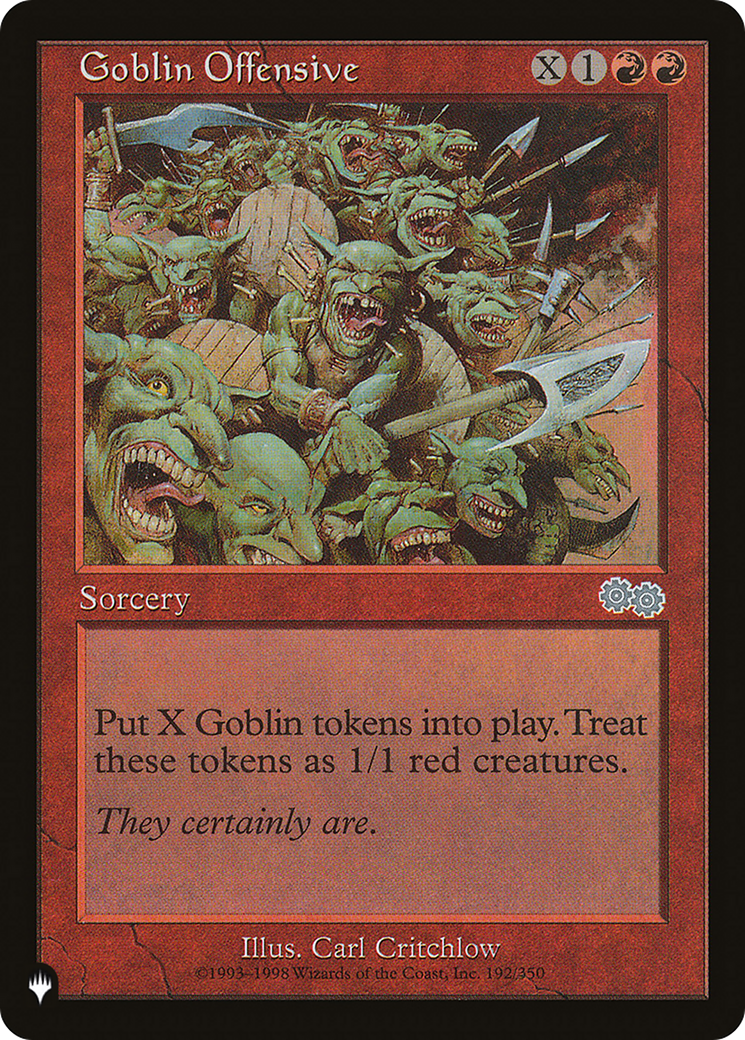 Goblin Offensive [The List Reprints] | Cards and Coasters CA