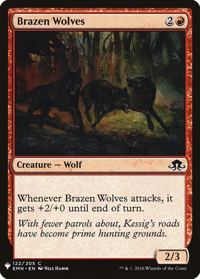 Brazen Wolves [Mystery Booster] | Cards and Coasters CA