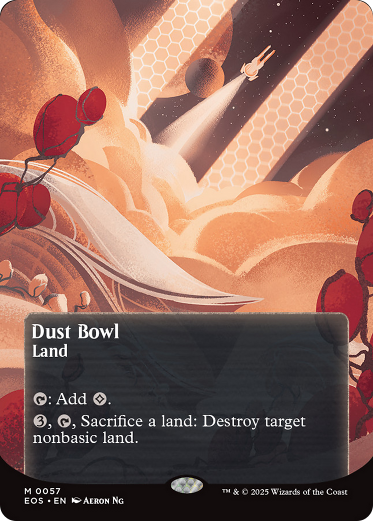 Dust Bowl (0057) (Borderless) [Edge of Eternities: Stellar Sights] | Cards and Coasters CA