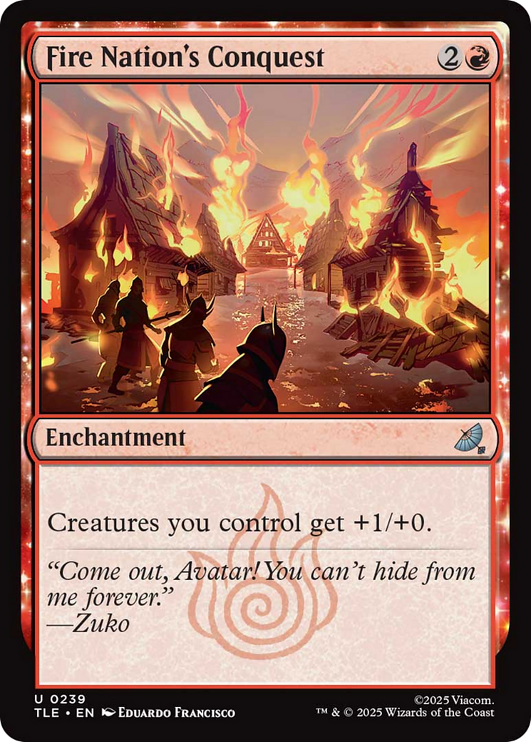 Fire Nation's Conquest [Avatar: The Last Airbender: Eternal-Legal] | Cards and Coasters CA