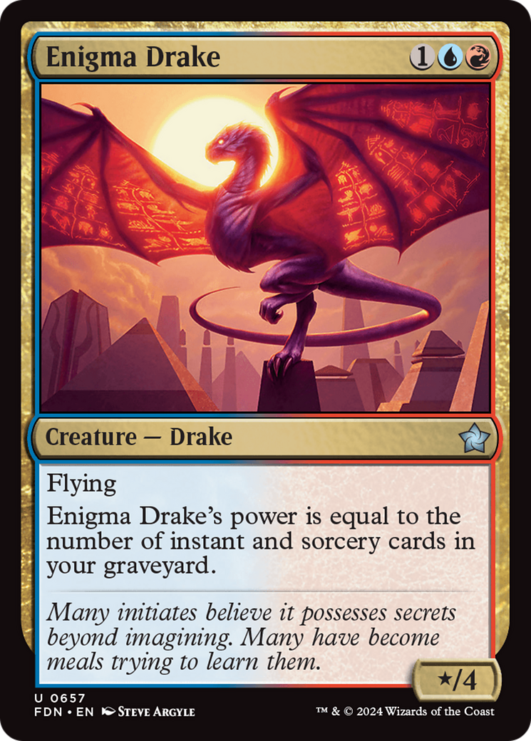 Enigma Drake [Foundations] | Cards and Coasters CA