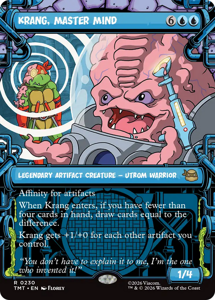 Krang, Master Mind (Showcase) [Teenage Mutant Ninja Turtles] | Cards and Coasters CA