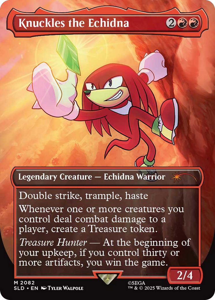 Knuckles the Echidna [Secret Lair Drop Series] | Cards and Coasters CA
