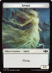 Angel // Spirit Double-Sided Token [Tarkir: Dragonstorm Commander Tokens] | Cards and Coasters CA