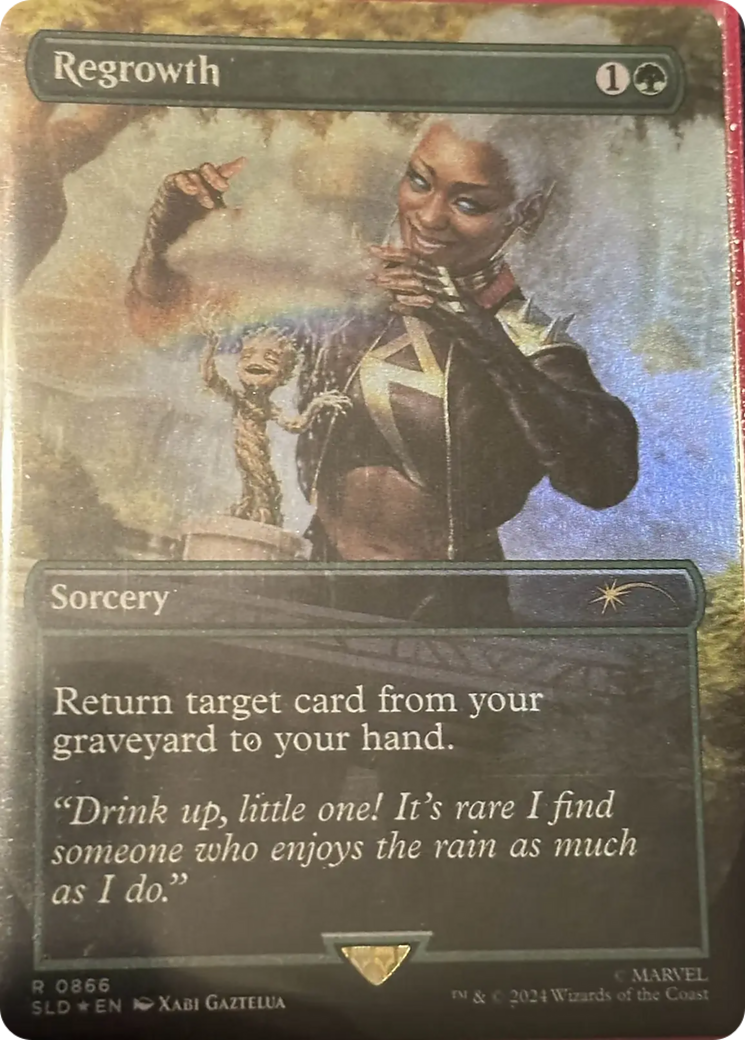 Regrowth (Rainbow Foil) [Secret Lair Drop Series] | Cards and Coasters CA