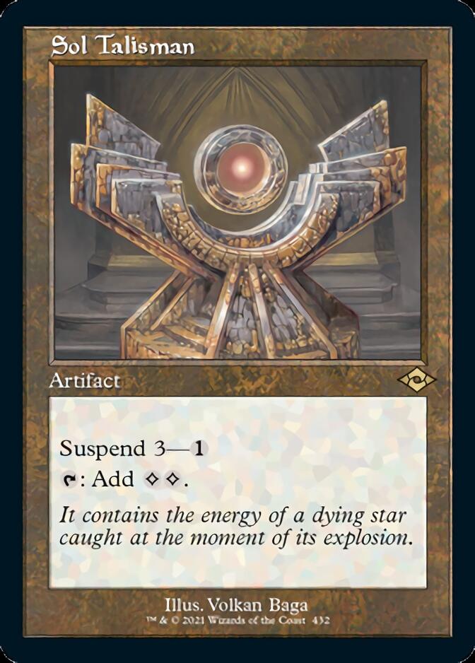 Sol Talisman (Retro) [Modern Horizons 2] | Cards and Coasters CA