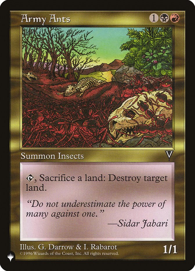 Subterranean Tremors [The List] | Cards and Coasters CA