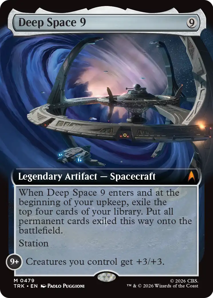 Deep Space 9 (Extended Art) [Star Trek] | Cards and Coasters CA