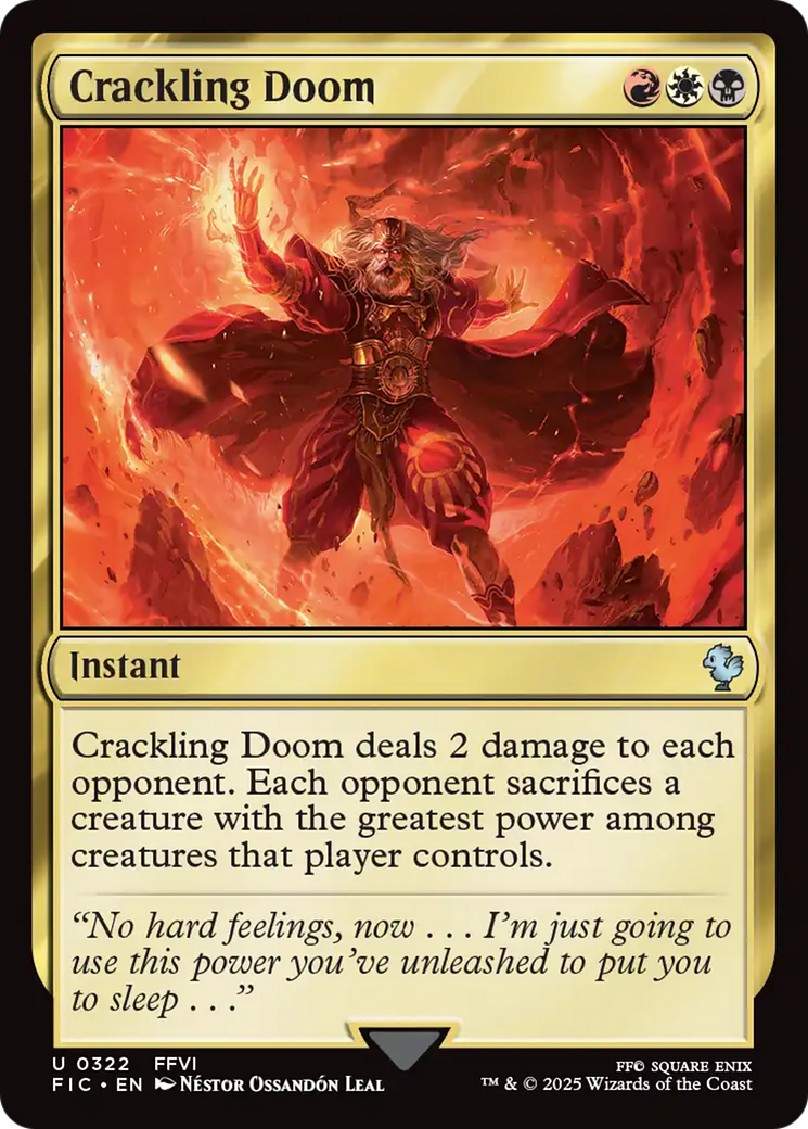 Crackling Doom [FINAL FANTASY Commander] | Cards and Coasters CA