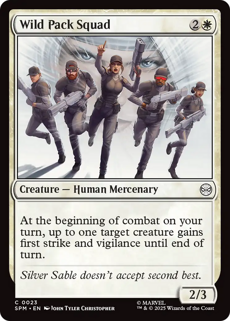 Wild Pack Squad [Marvel's Spider-Man] | Cards and Coasters CA