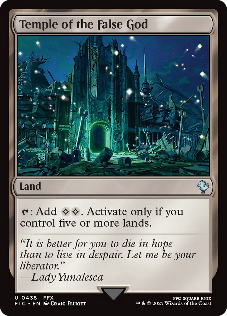 Temple of the False God [FINAL FANTASY Commander] | Cards and Coasters CA