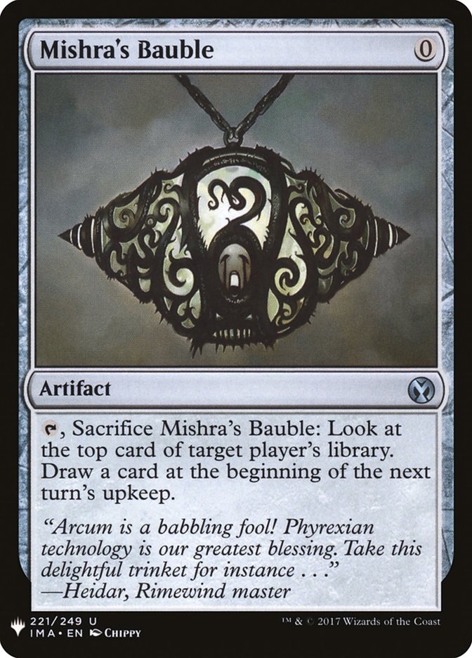 Mishra's Bauble [Mystery Booster] | Cards and Coasters CA