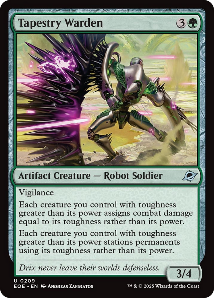 Tapestry Warden [Edge of Eternities] | Cards and Coasters CA
