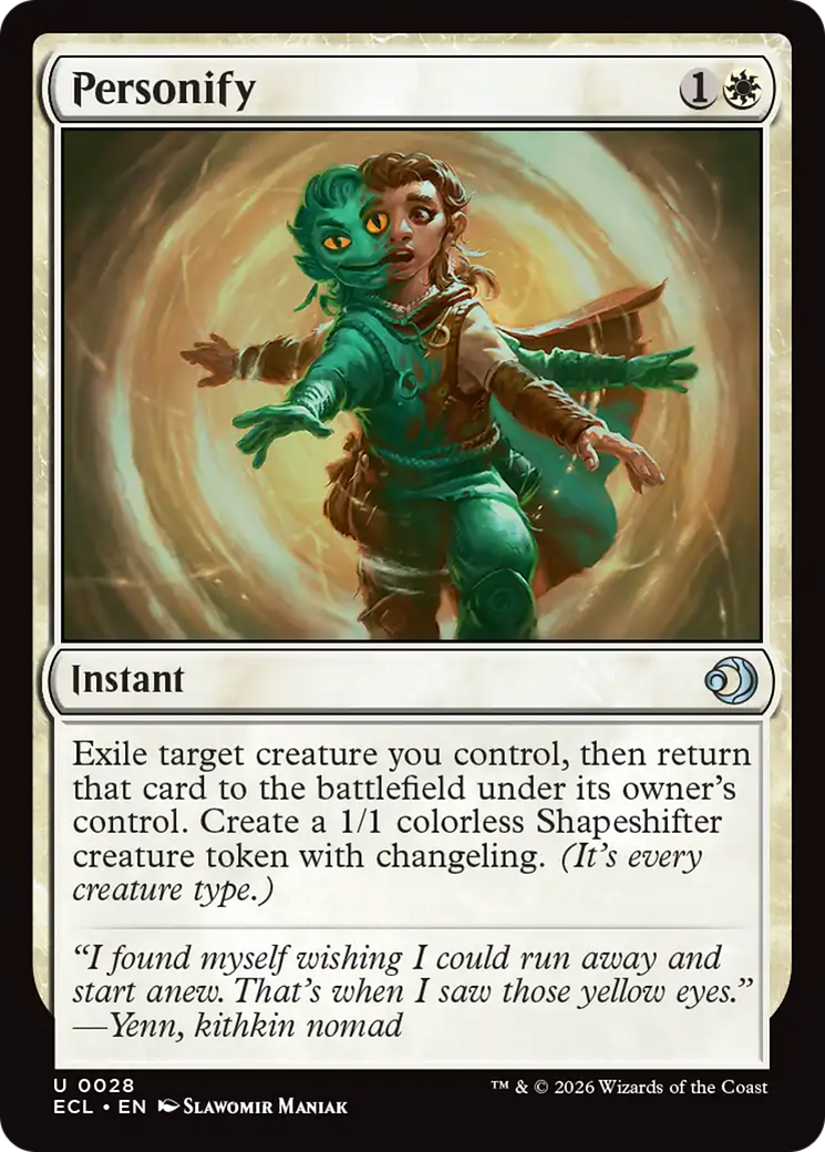 Personify [Lorwyn Eclipsed] | Cards and Coasters CA