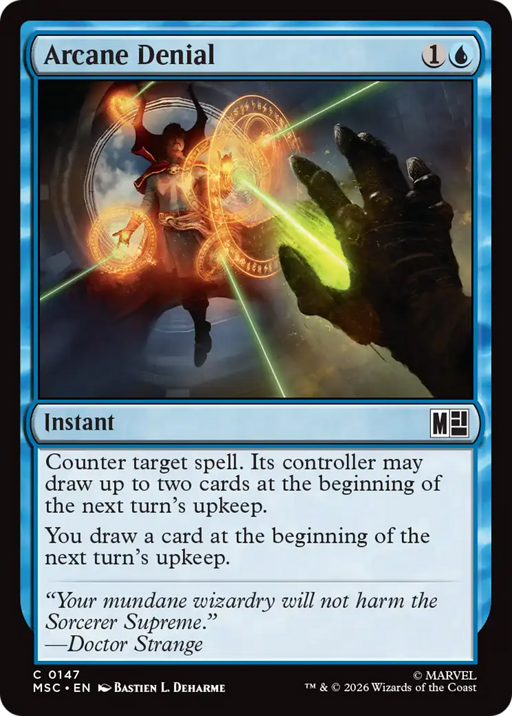 Arcane Denial [Marvel Super Heroes Commander] | Cards and Coasters CA