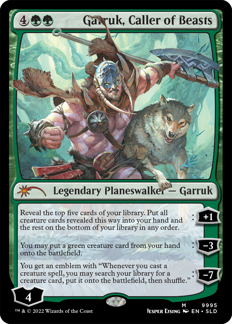 Garruk, Caller of Beasts [Secret Lair Drop Series] | Cards and Coasters CA