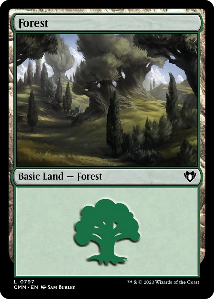 Forest (797) [Commander Masters] | Cards and Coasters CA