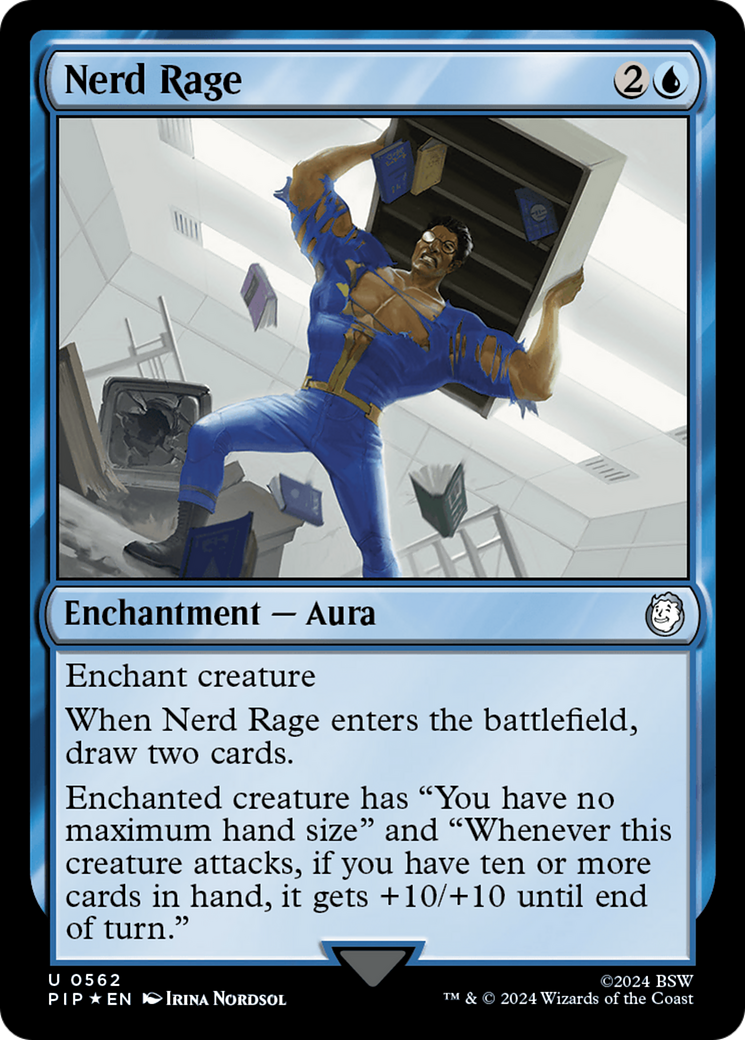 Nerd Rage (Surge Foil) [Fallout] | Cards and Coasters CA