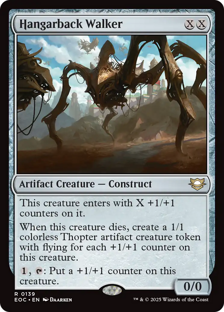 Hangarback Walker [Edge of Eternities Commander] | Cards and Coasters CA