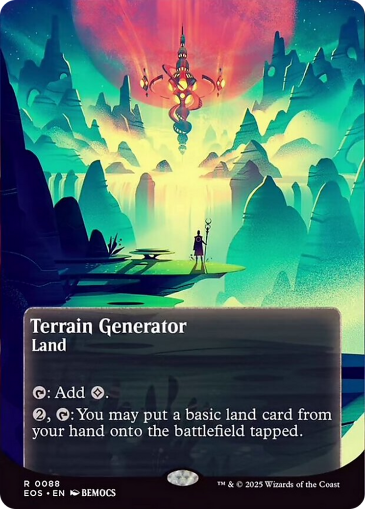 Terrain Generator (0088) (Borderless) [Edge of Eternities: Stellar Sights] | Cards and Coasters CA