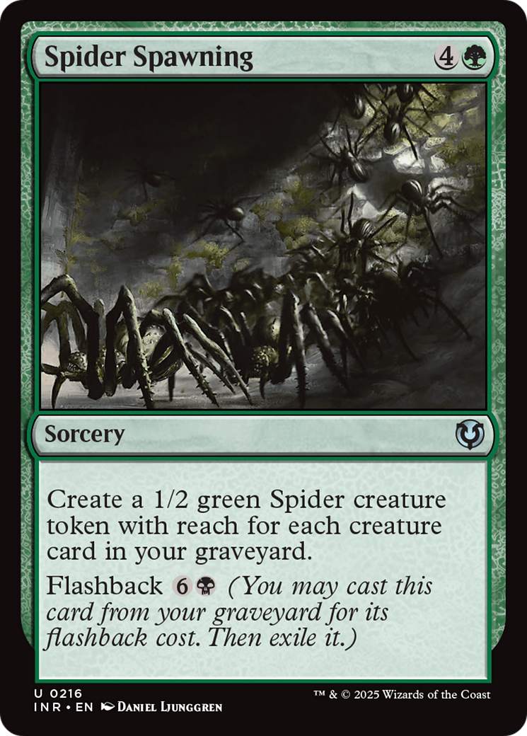 Spider Spawning [Innistrad Remastered] | Cards and Coasters CA