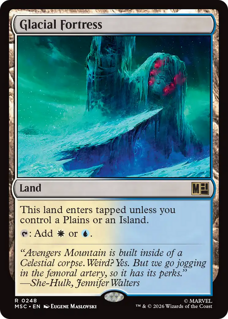Glacial Fortress [Marvel Super Heroes Commander] | Cards and Coasters CA