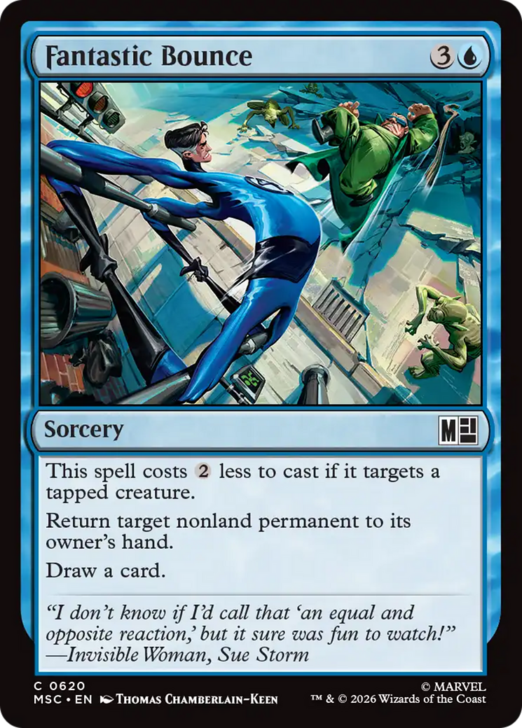 Fantastic Bounce [Marvel Super Heroes Commander] | Cards and Coasters CA