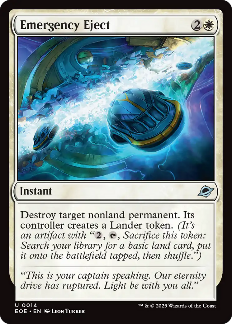 Emergency Eject [Edge of Eternities] | Cards and Coasters CA