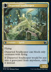 Devoted Grafkeeper // Departed Soulkeeper [Innistrad: Midnight Hunt] | Cards and Coasters CA