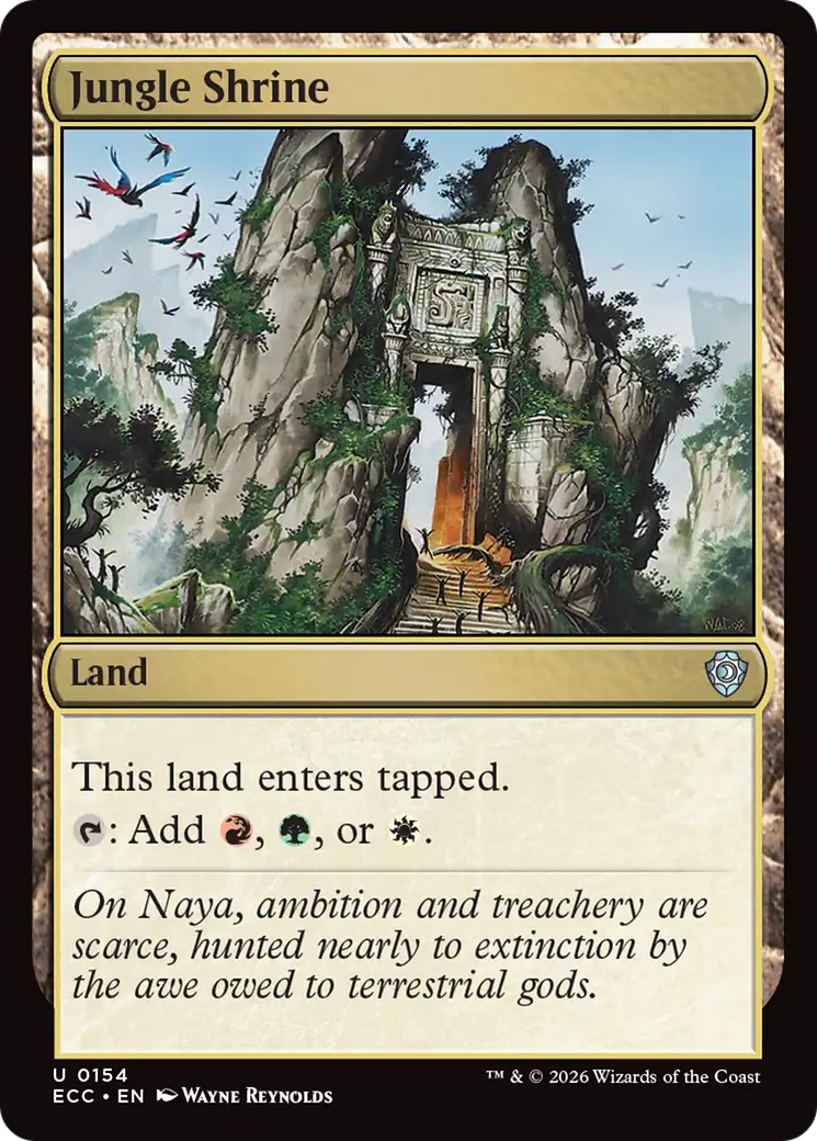 Jungle Shrine [Lorwyn Eclipsed Commander] | Cards and Coasters CA