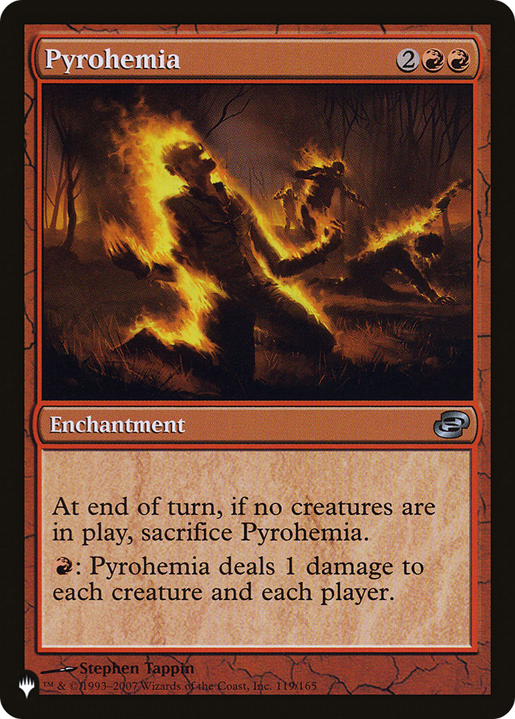 Pyrohemia [The List Reprints] | Cards and Coasters CA