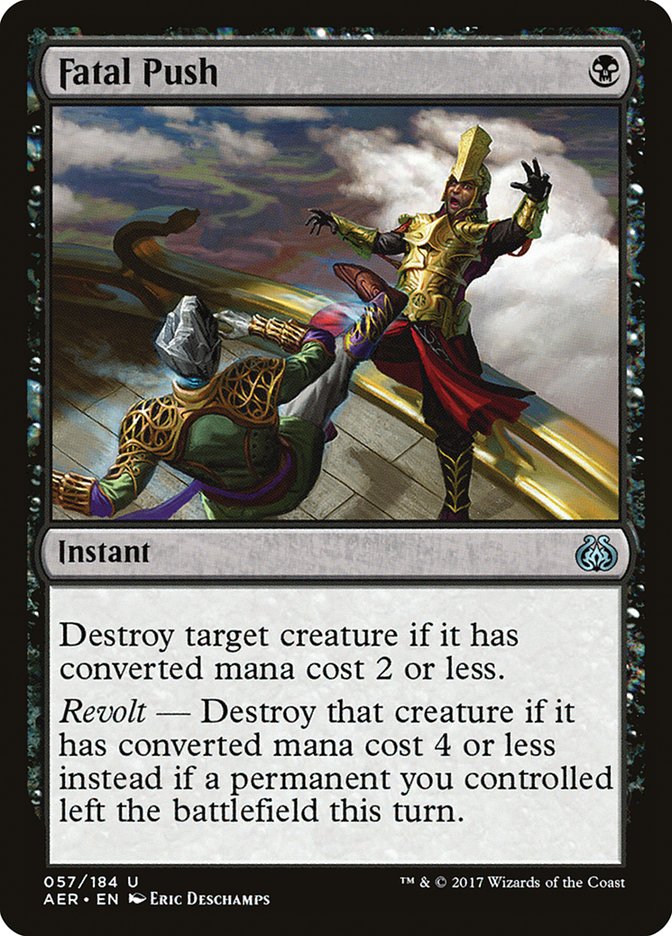 Fatal Push [Aether Revolt] | Cards and Coasters CA