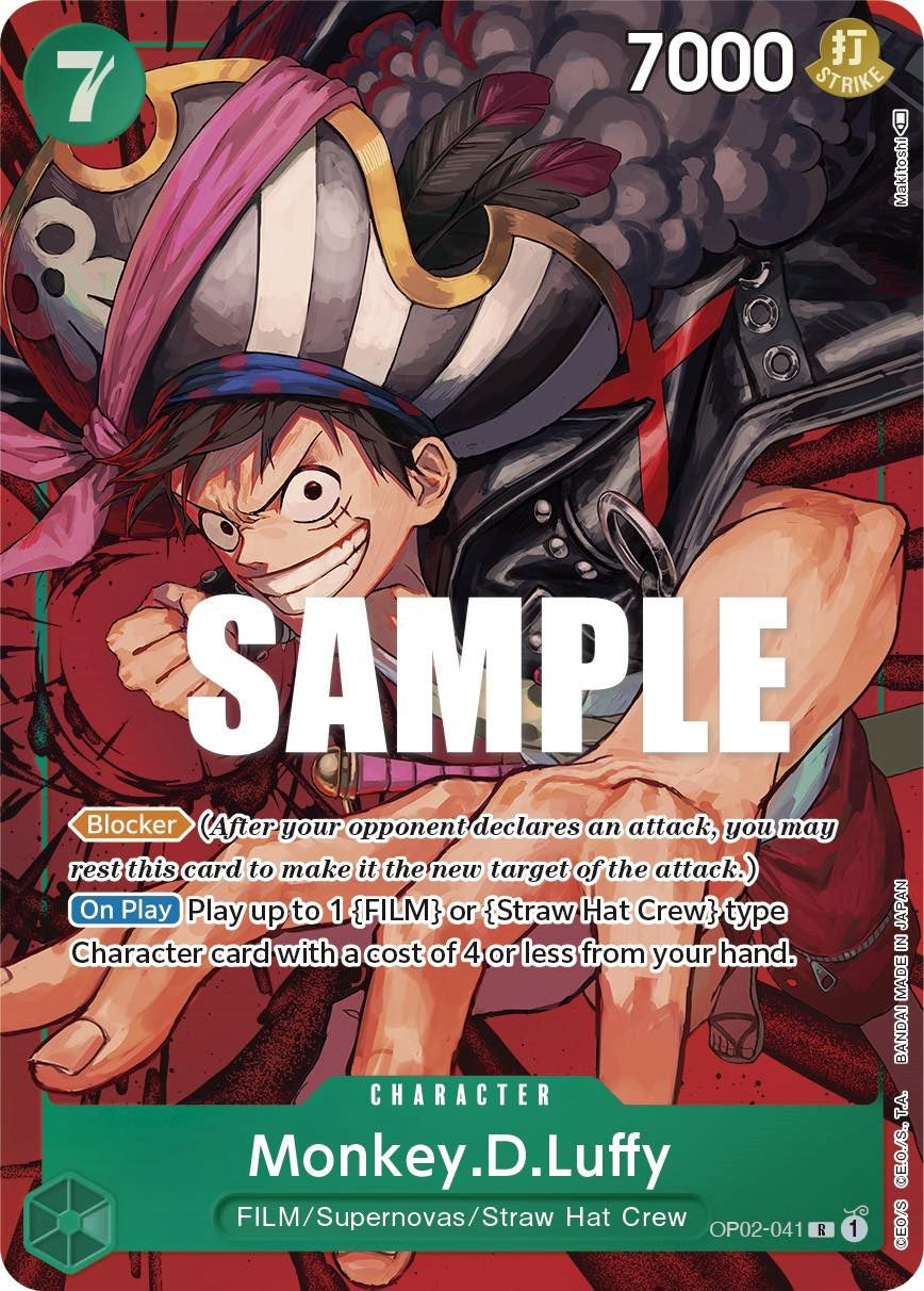 Monkey.D.Luffy (Alternate Art) [Paramount War] | Cards and Coasters CA