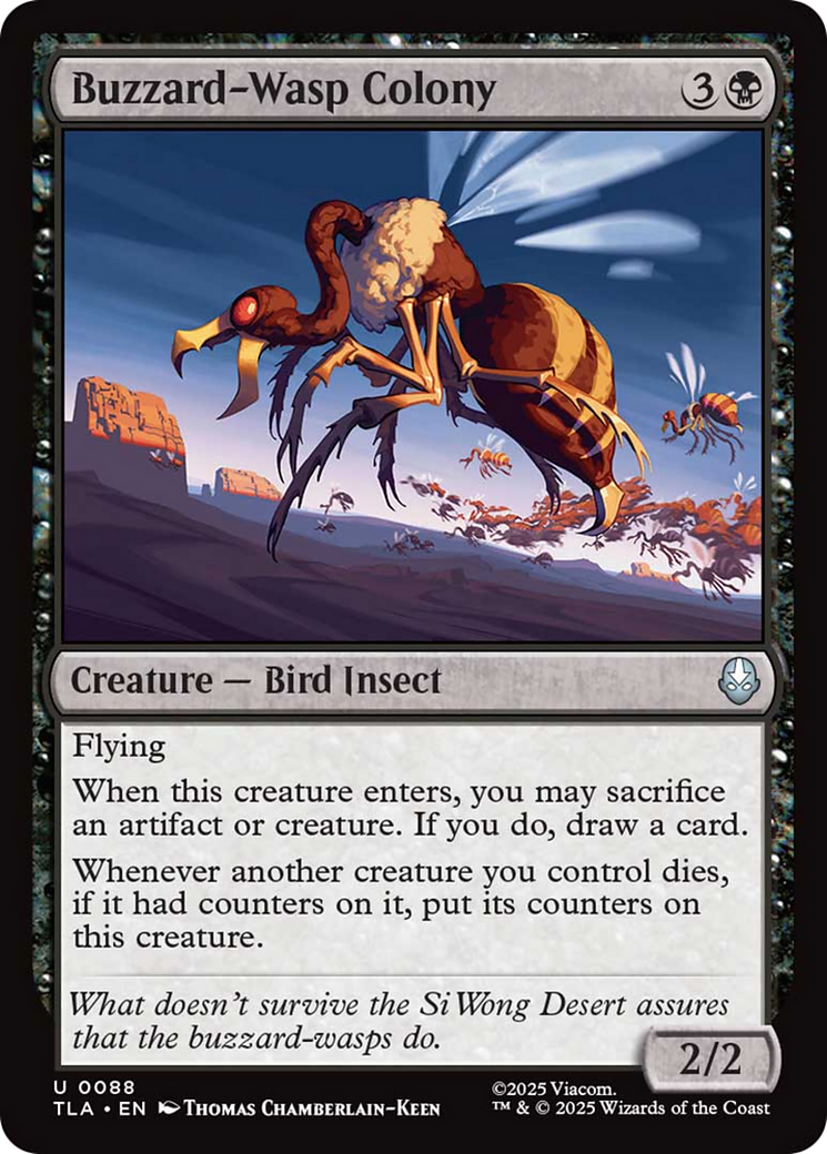Buzzard-Wasp Colony [Avatar: The Last Airbender] | Cards and Coasters CA